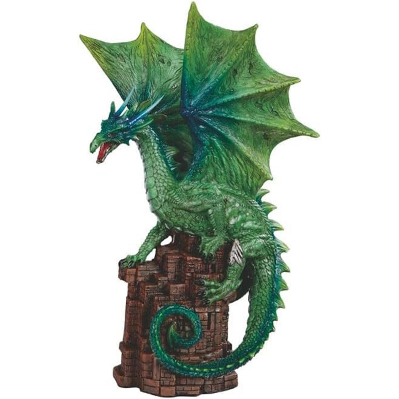 Trinx Terra Wyvern Monarch Dragon Perching On Medieval Castle